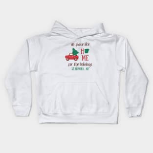 Stanford, Arkansas Home for the Holidays Christmas Kids Hoodie